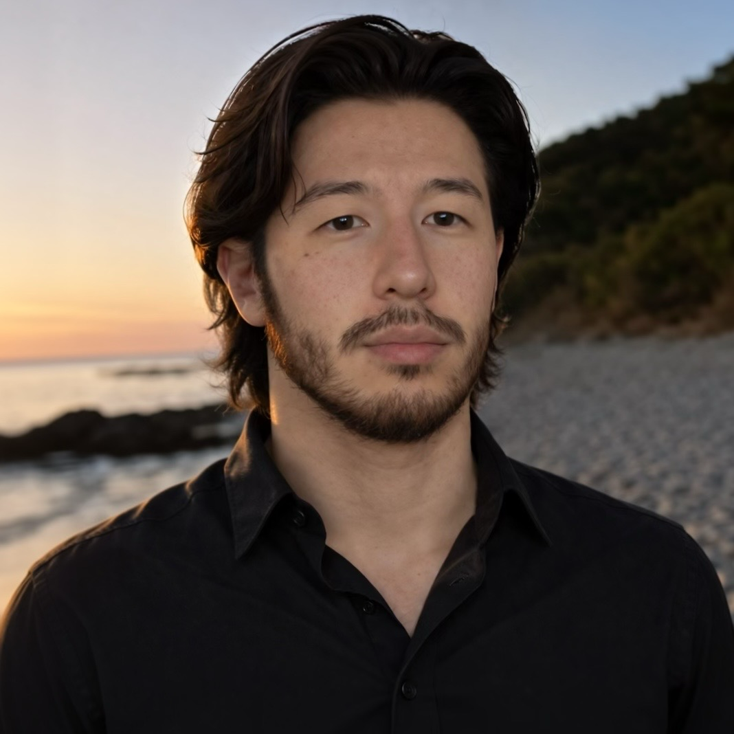 Portræt af Magnus Hansen ved havet